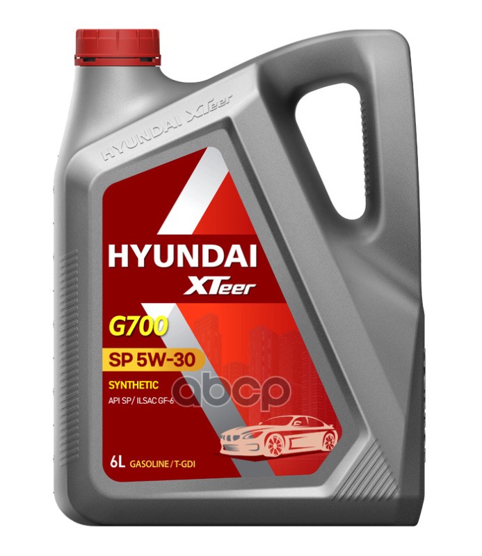 Масло моторное синт. HYUNDAI XTeer G700 SP 5W30, 6 л Hyundai Xteer 1061135